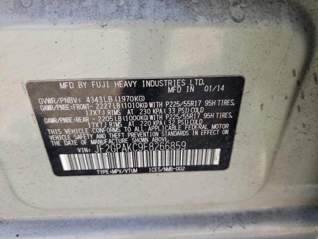 JF2GPAKC9E8266859 Subaru XV