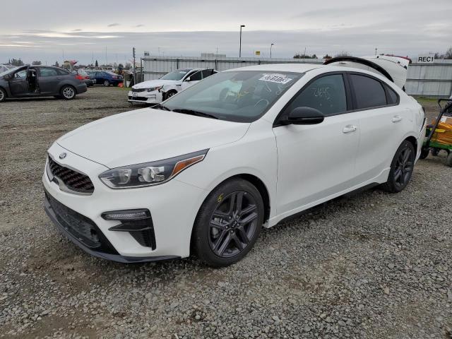 Salvage cars for sale from Copart Sacramento, CA: 2021 KIA Forte GT L