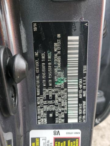 2015 TOYOTA VENZA LE - 4T3BA3BB4FU068778