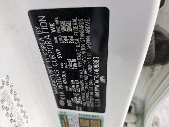 KNDPNCAC3J7408883 KIA Sportage Ex