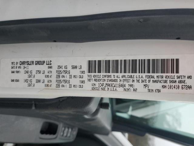 1C4PJMAK0CW116464 Jeep Liberty Sport