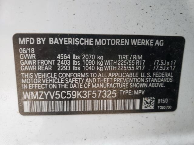 WMZYV5C59K3F57325 Mini Cooper