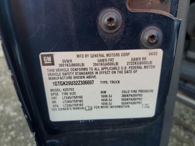 1GTGK29U32Z306697 GMC New Sierra K2500