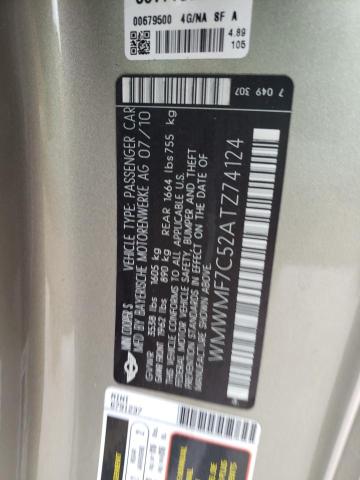 WMWMF7C52ATZ74124 Mini Cooper