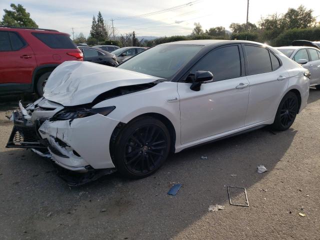 Salvage cars for sale from Copart San Martin, CA: 2021 Toyota Camry XSE