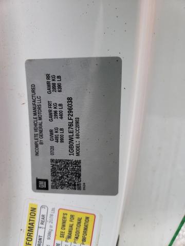 2020 CHEVROLET SILVERADO - 1GB0WLE76LF296038