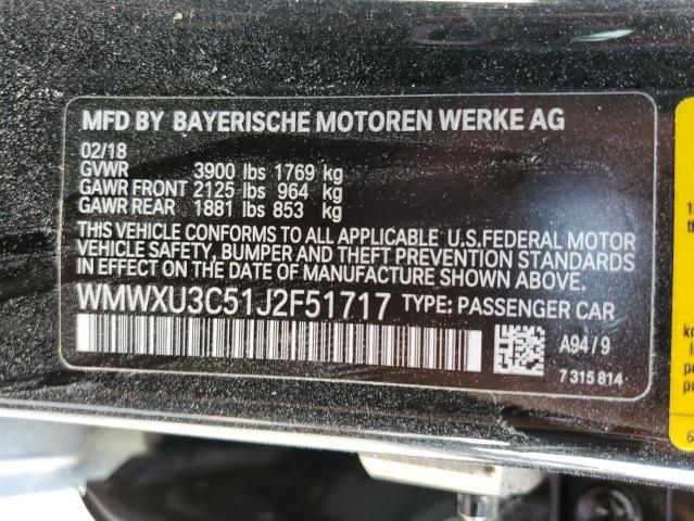 WMWXU3C51J2F51717 Mini COOPER S