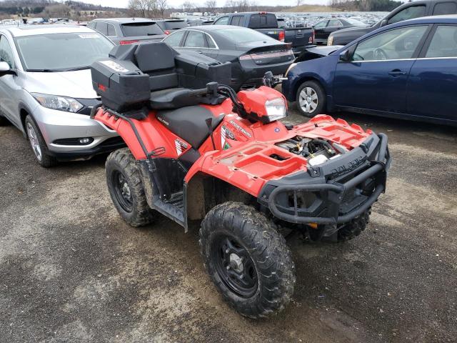 Salvage cars for sale from Copart Mcfarland, WI: 2013 Polaris Sportsman 550