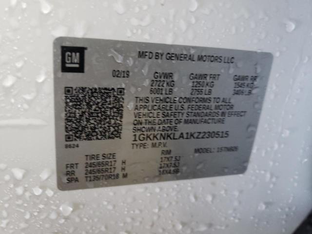 1GKKNKLA1KZ230515 GMC ACADIA SLE
