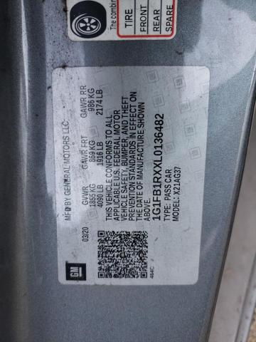 2020 CHEVROLET CAMARO LS 1G1FB1RXXL0136482