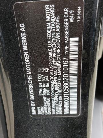 WMWXU1C58G2D10167 Mini Cooper