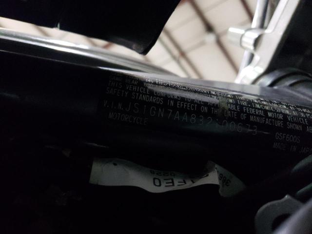 2003 SUZUKI GSF600 S JS1GN7AA832100673