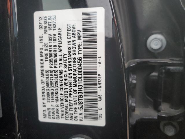 5J8TB3H31DL000456 Acura RDX