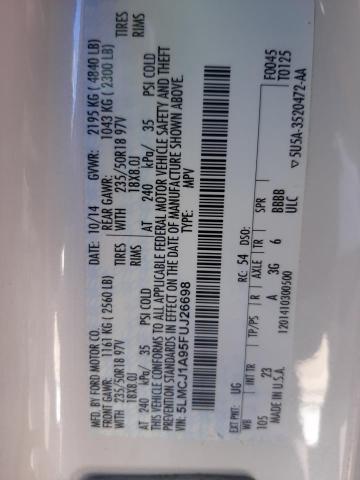 5LMCJ1A95FUJ26698 Lincoln MKC
