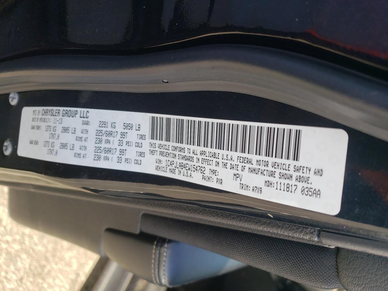 2014 JEEP CHEROKEE SPORT - 1C4PJLAB4EW154762