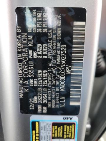 2022 KIA EV6 LIGHT KNDC3DLC7N5027529