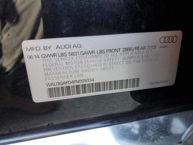 2015 AUDI A8 L QUATT - WAU3GAFD4FN009334