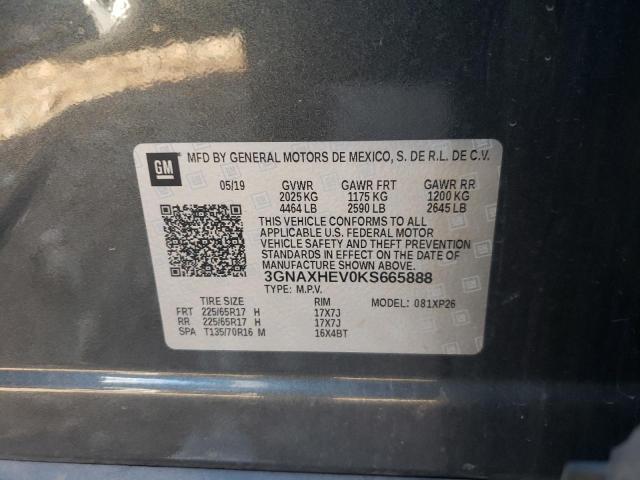 2019 CHEVROLET EQUINOX LS - 3GNAXHEV0KS665888