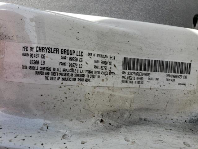 3C3CFFAR6ET249932 Fiat 500