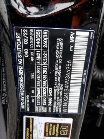 2022 MERCEDES-BENZ GLC 43 4MA - W1N0G6EB4NV365986