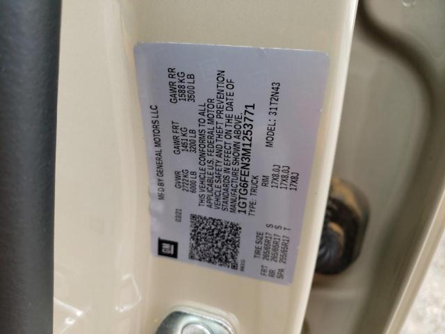 2021 GMC CANYON AT4 1GTG6FEN3M1253771