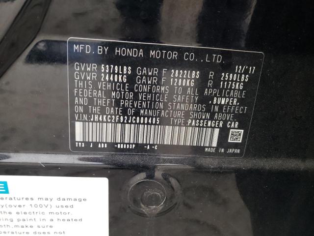 2018 ACURA RLX SPORT JH4KC2F92JC000405