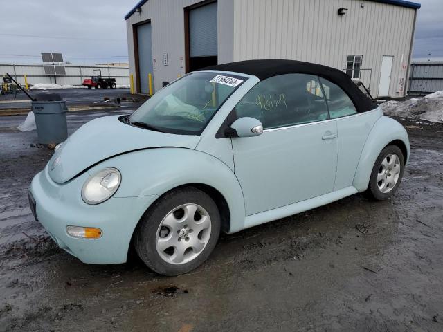 Salvage cars for sale from Copart Airway Heights, WA: 2003 Volkswagen New Beetle