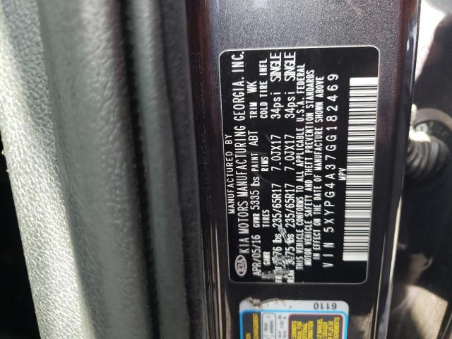 5XYPG4A37GG182469 KIA Sorento