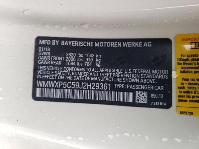 WMWXP5C59J2H29361 Mini Cooper