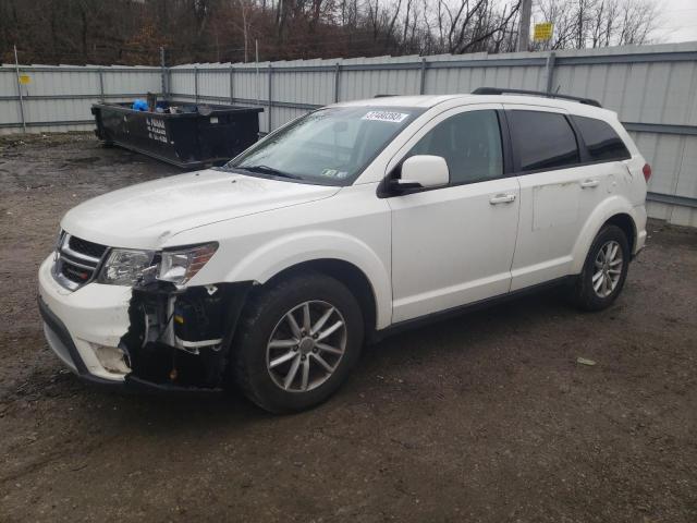 Salvage cars for sale from Copart West Mifflin, PA: 2016 Dodge Journey SX