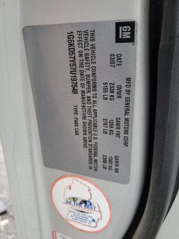 1G6KD57Y57U197548 Cadillac DTS