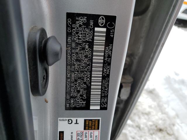 2020 TOYOTA PRIUS L - JTDKARFU2L3113097
