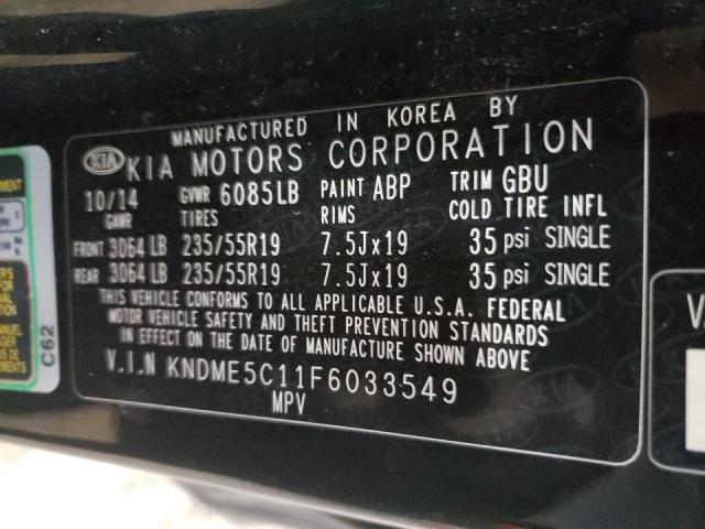 KNDME5C11F6033549 KIA Sedona Sxl