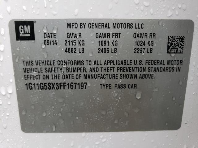 2015 CHEVROLET MALIBU LTZ - 1G11G5SX3FF167197