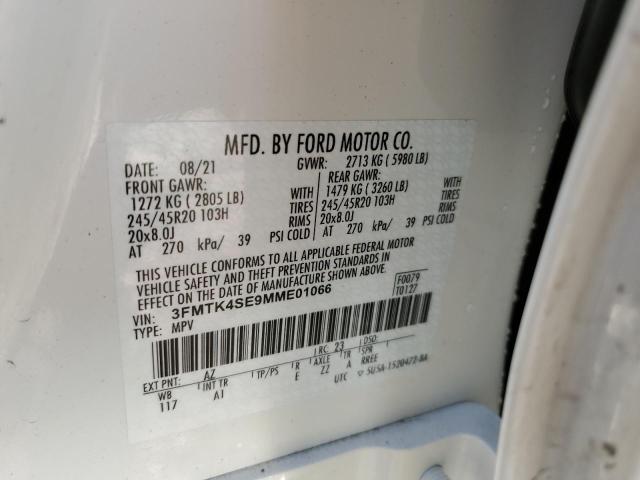 2021 FORD MUSTANG MA - 3FMTK4SE9MME01066