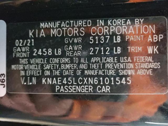 KNAE45LCXN6101545 KIA Stinger Gt1
