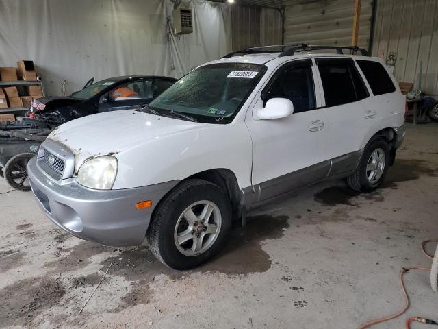 Salvage cars for sale from Copart York Haven, PA: 2002 Hyundai Santa FE G