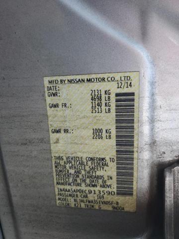 1N4AA5AP0EC913590 Nissan MAXIMA S