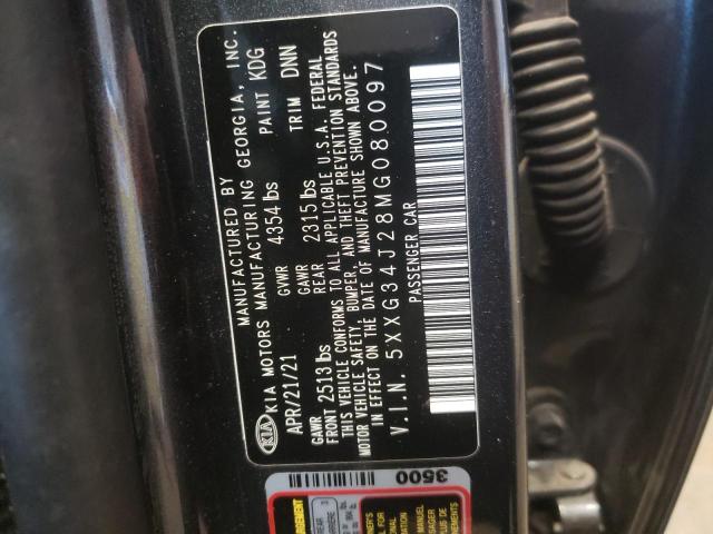 2021 KIA K5 EX - 5XXG34J28MG080097