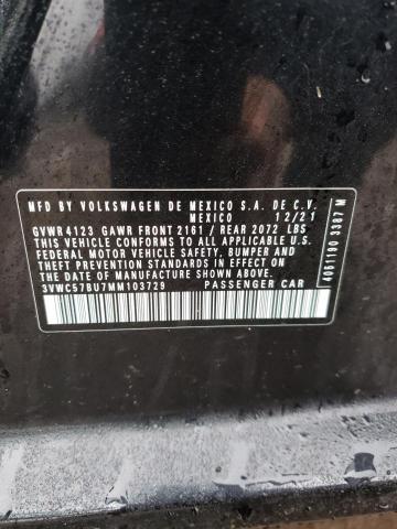 2021 VOLKSWAGEN JETTA S - 3VWC57BU7MM103729