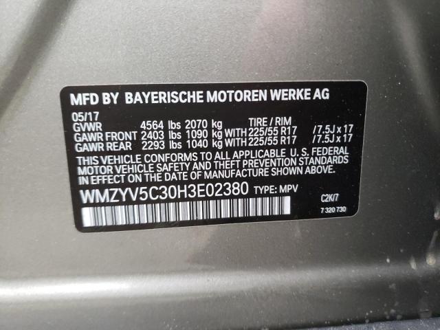 2017 MINI COOPER COU - WMZYV5C30H3E02380