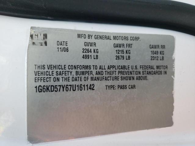 1G6KD57Y67U161142 Cadillac DTS