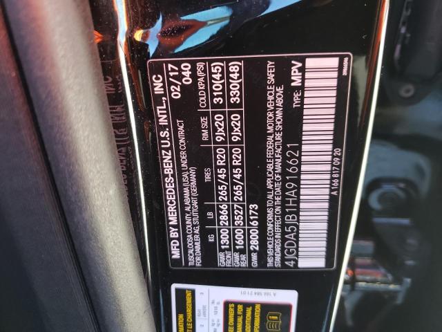 2017 MERCEDES-BENZ GLE 350 - 4JGDA5JB1HA916621