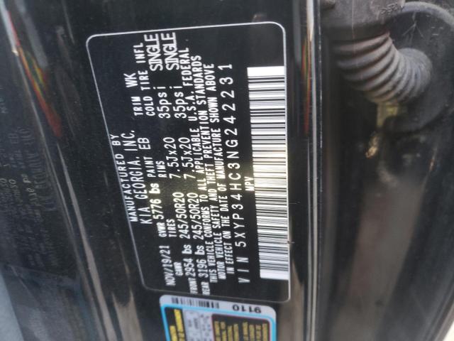 5XYP34HC3NG242231 KIA Telluride Ex