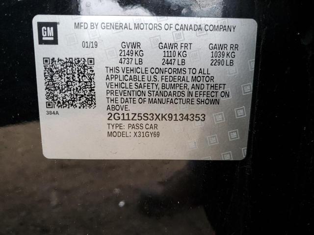 2019 CHEVROLET IMPALA LT - 2G11Z5S3XK9134353