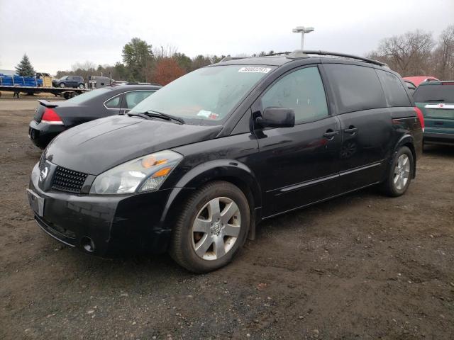Salvage cars for sale at East Granby, CT auction: 2005 Nissan Quest S