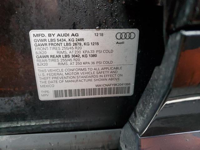 WA1CNAFY9K2041066 2019 AUDI Q5, photo no. 13