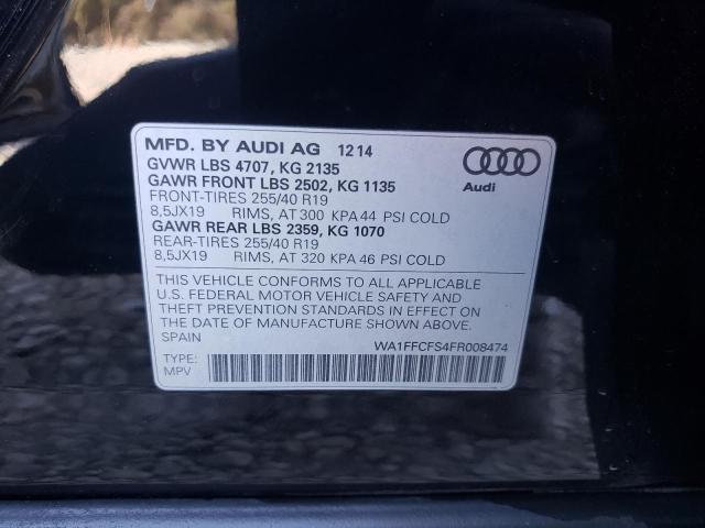 2015 AUDI Q3 PRESTIG - WA1FFCFS4FR008474