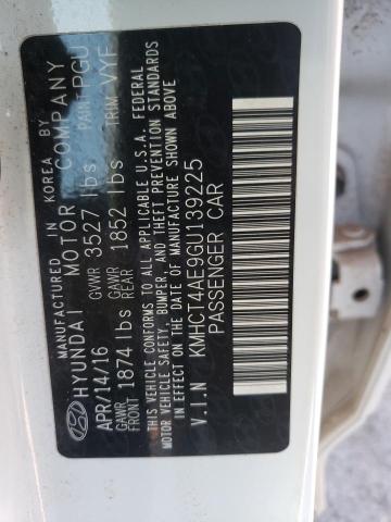 2016 HYUNDAI ACCENT SE KMHCT4AE9GU139225