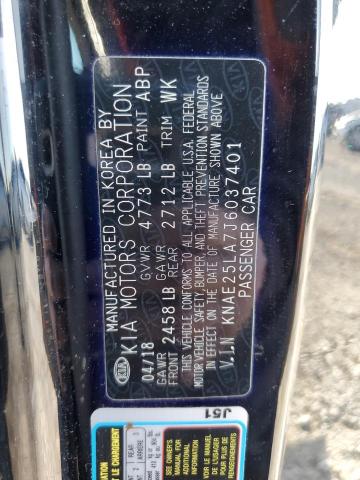 KNAE25LA7J6037401 KIA Stinger Premium